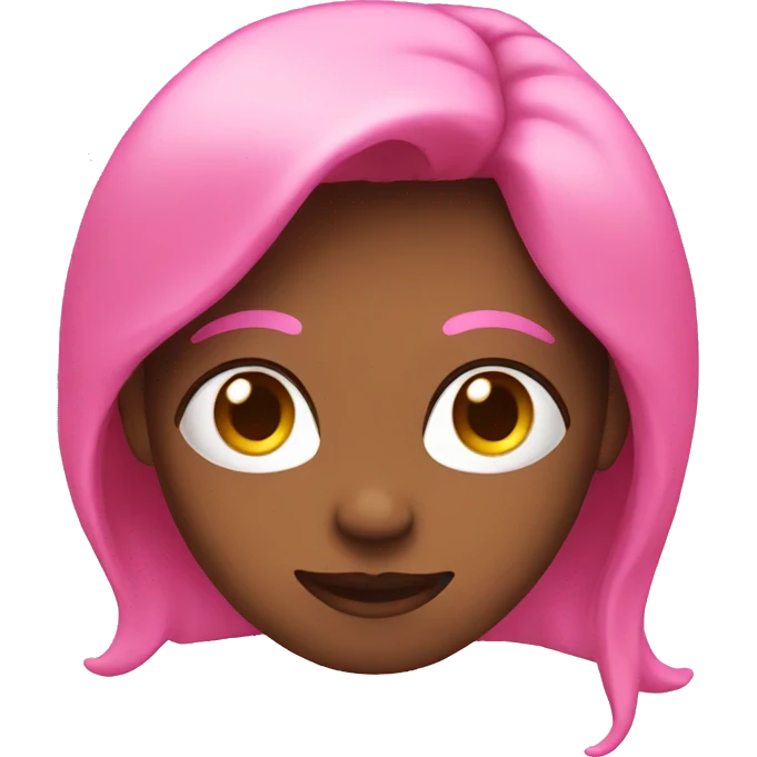 Pink emoji
