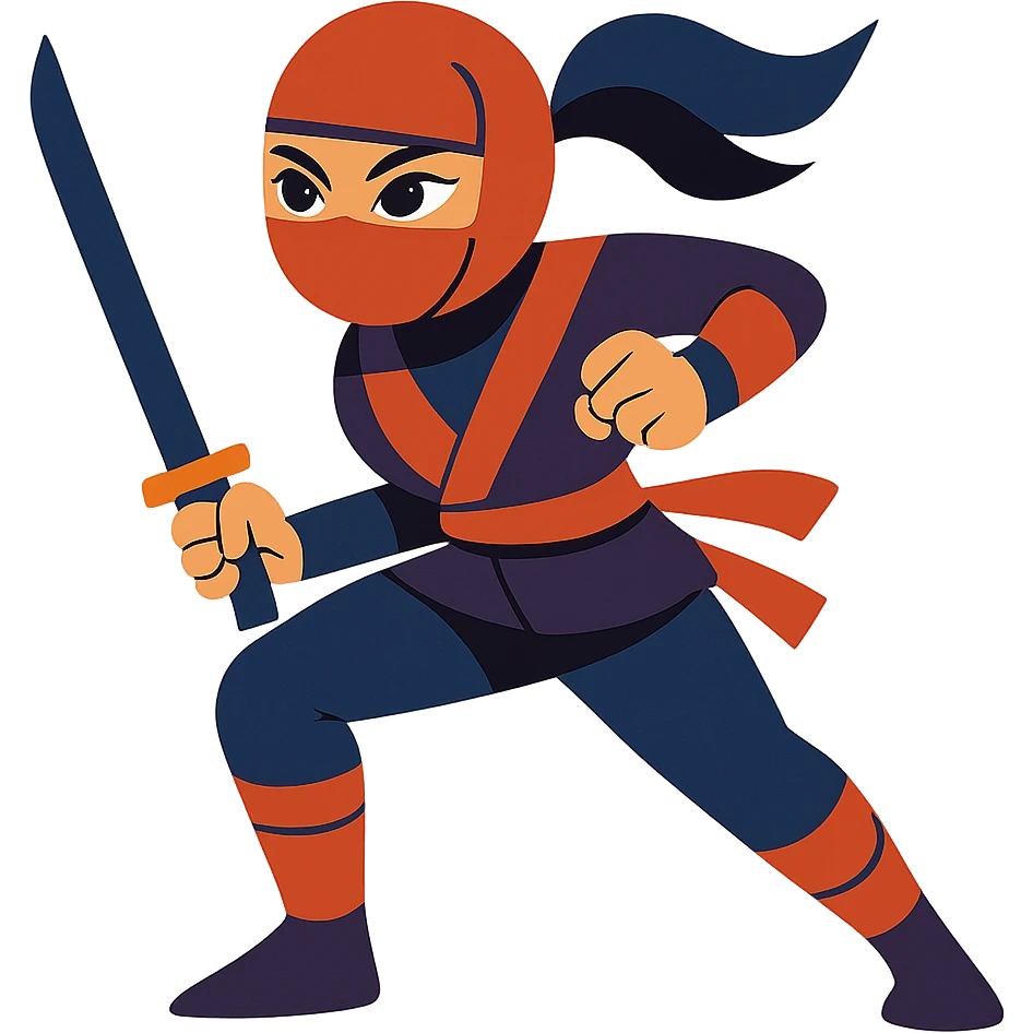 ninja woman emoji