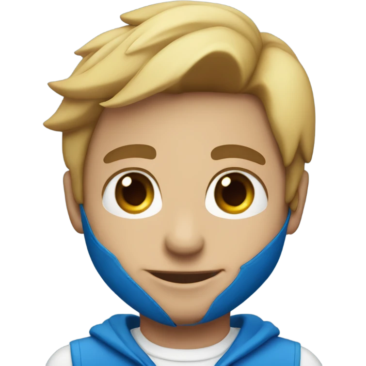 Corazón azul con flecha emoji