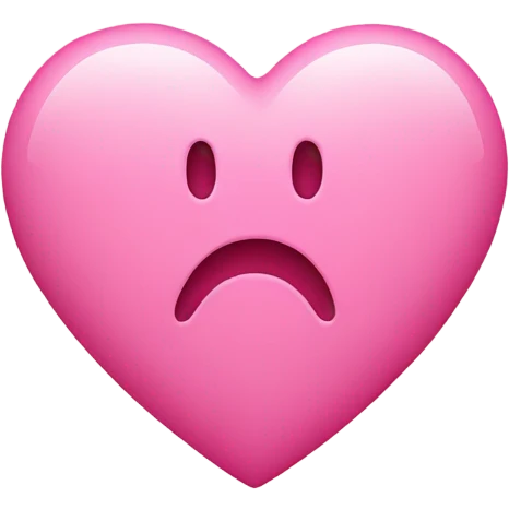 Pink heart with the letter ‘A’ inside it emoji