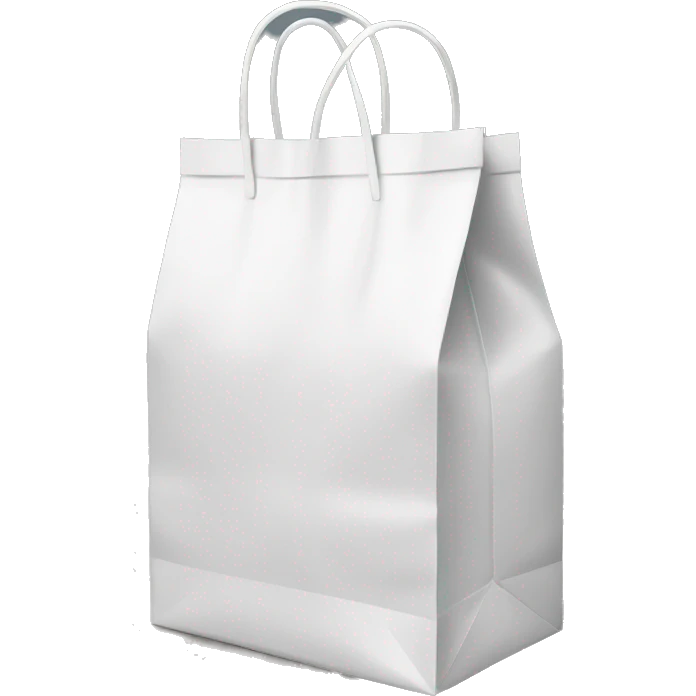 white-branded-carton-bag emoji
