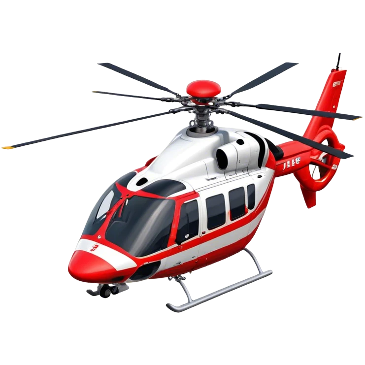 Rescue Helicopter - Airbus H145 (Model Year: 2021) (Iconic colour: Red with white) emoji