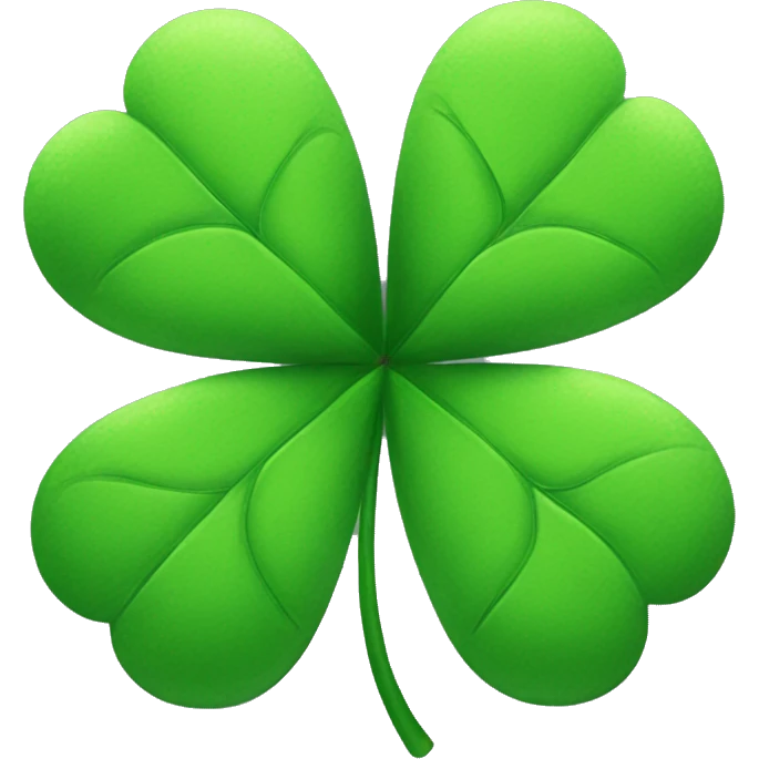 five leaf clover  emoji