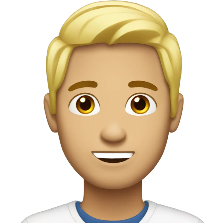 filipino and white guy with blonde hair emoji
