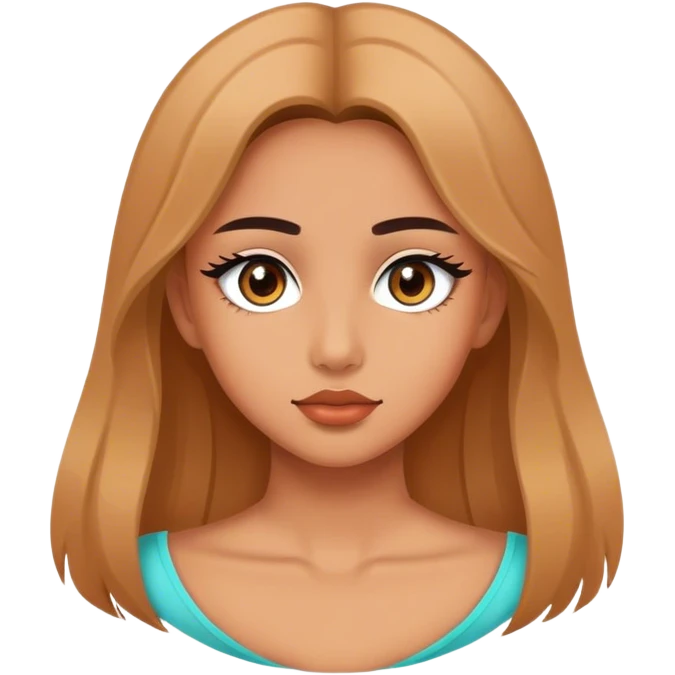 Mysterious girl tik tok emoji