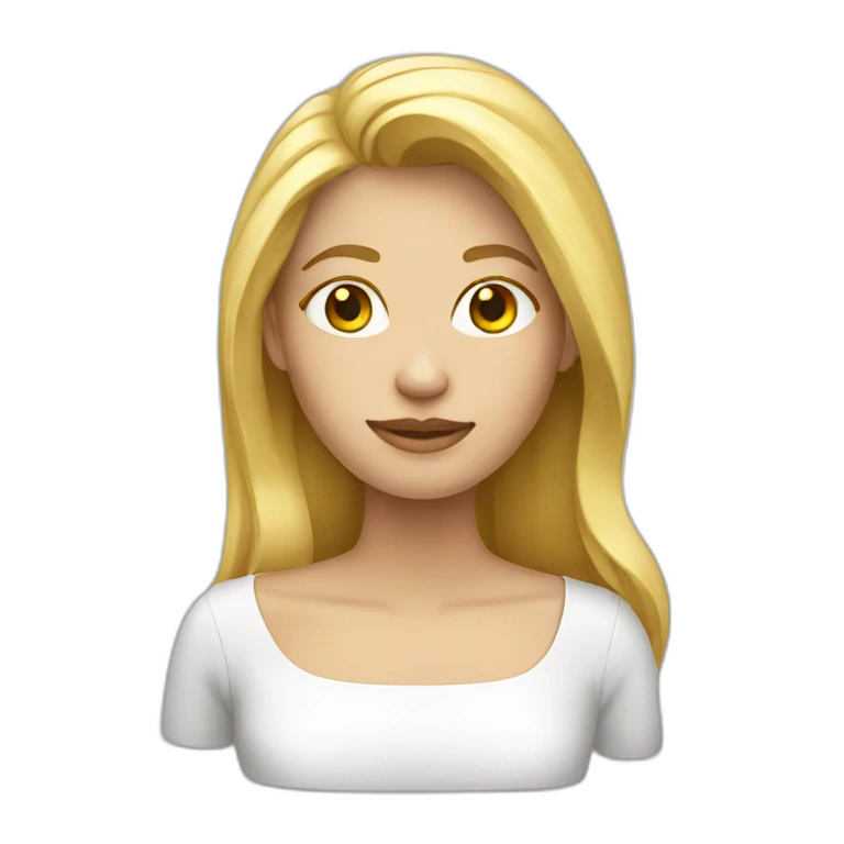 Un blond emoji