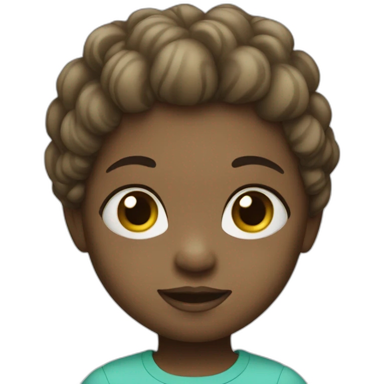 toddler with white skin emoji