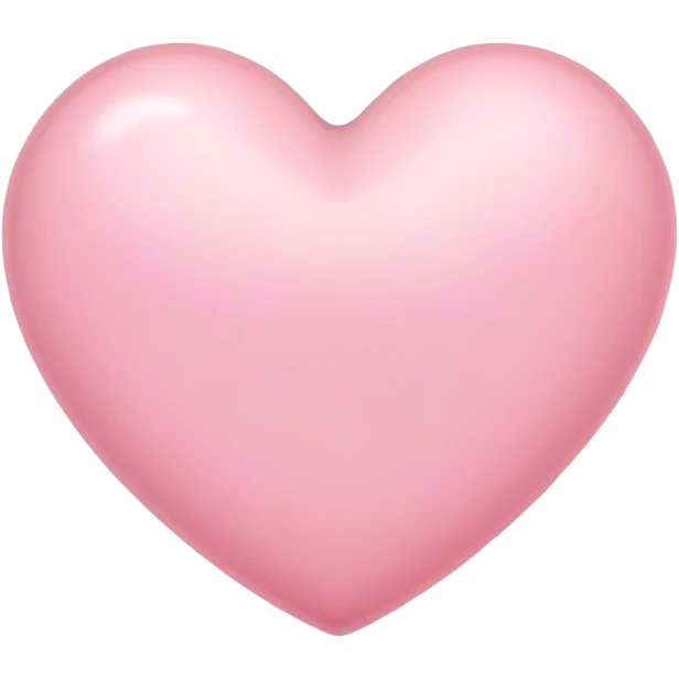 light pink heart emoji