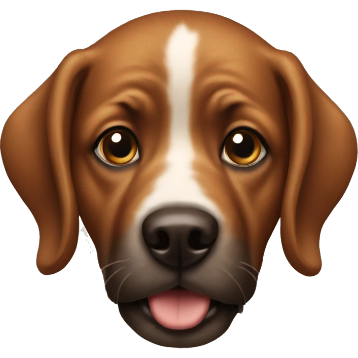 a dog brown emoji