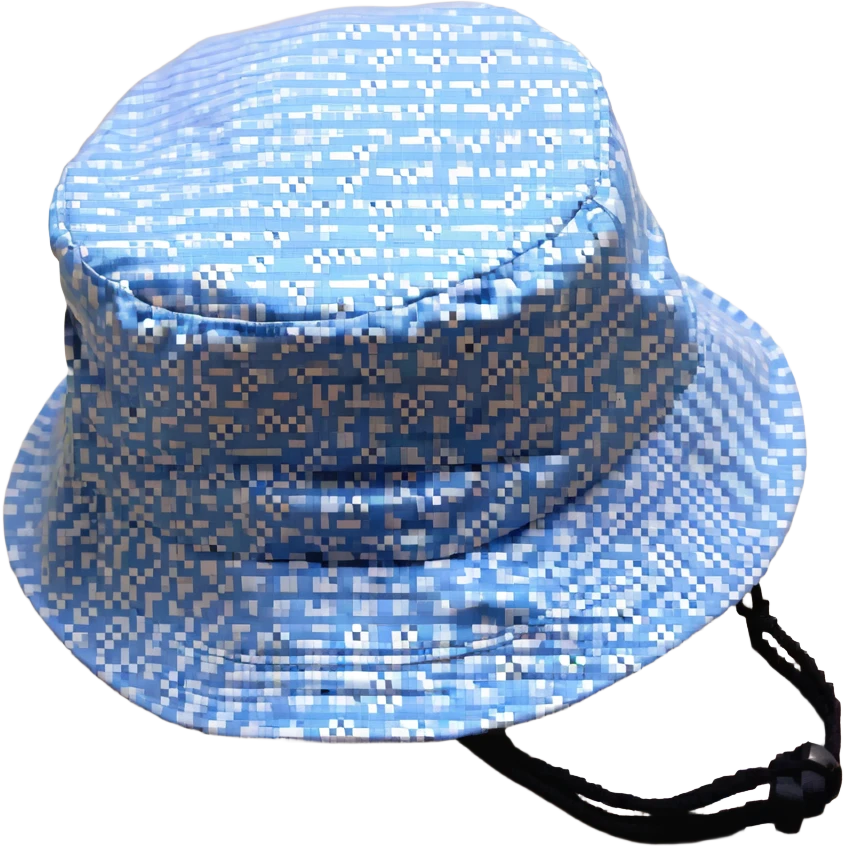Синяя панамка со шнурком, no background emoji