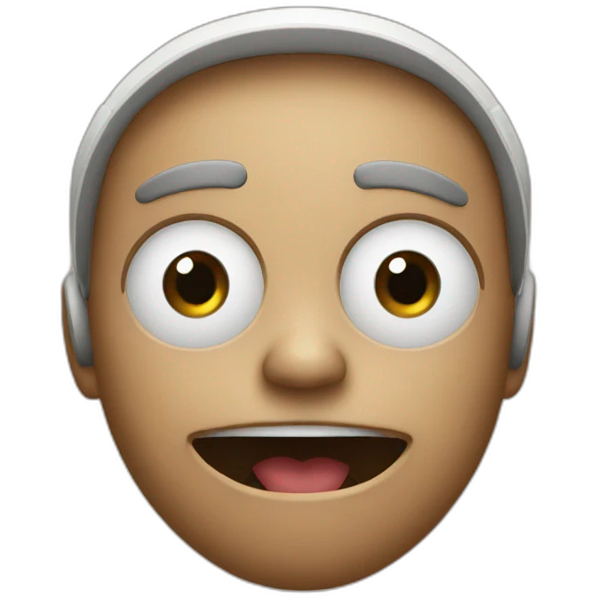 Music singing emoji