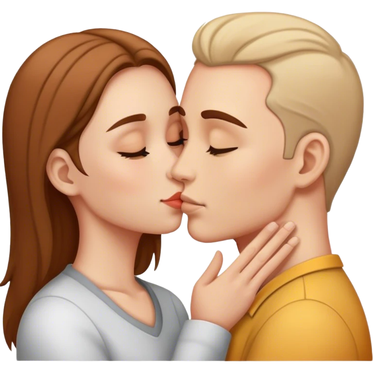 Forehead kiss emoji