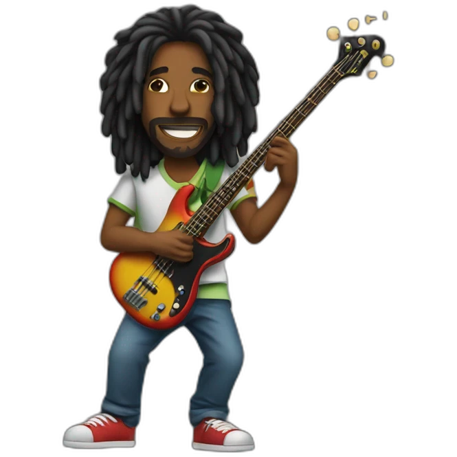 reggae bassist  emoji