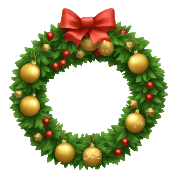 Christmas garland emoji