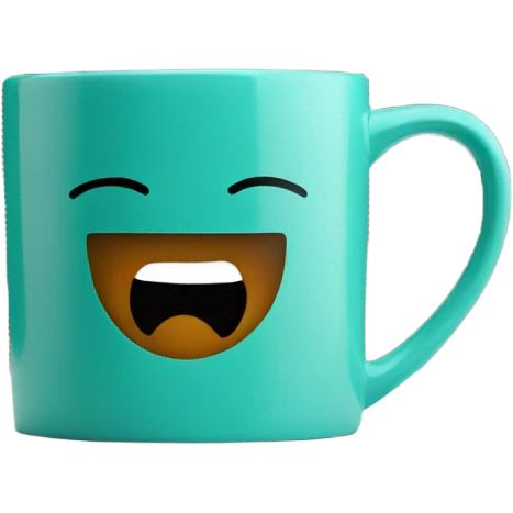 teal mug emoji