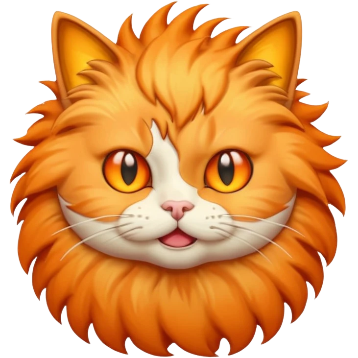 گربه ای که داره سرش می ترکه emoji
