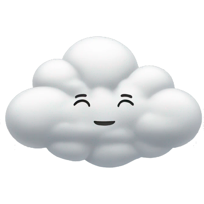 Cloud emoji