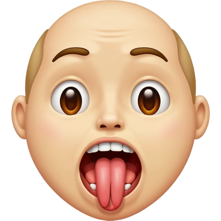 tongue hanging out of open mouth drooling  emoji