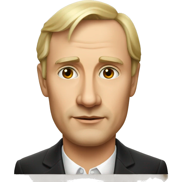 Jawline of Vladimir Poutine emoji
