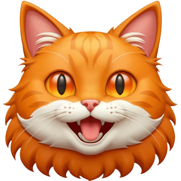  Cat moaning happy emoji