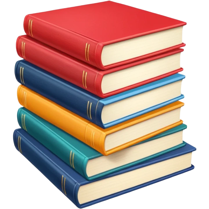stack of textbooks emoji