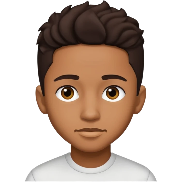 Lil Fizz with dark brown hair emoji