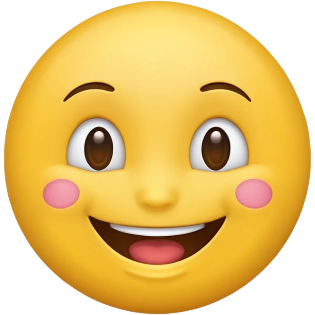 make a funny cool and nice, happy emoji  emoji