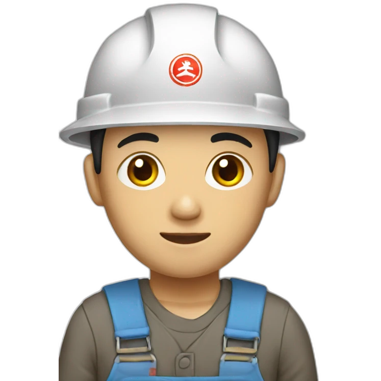 Chinese worker emoji