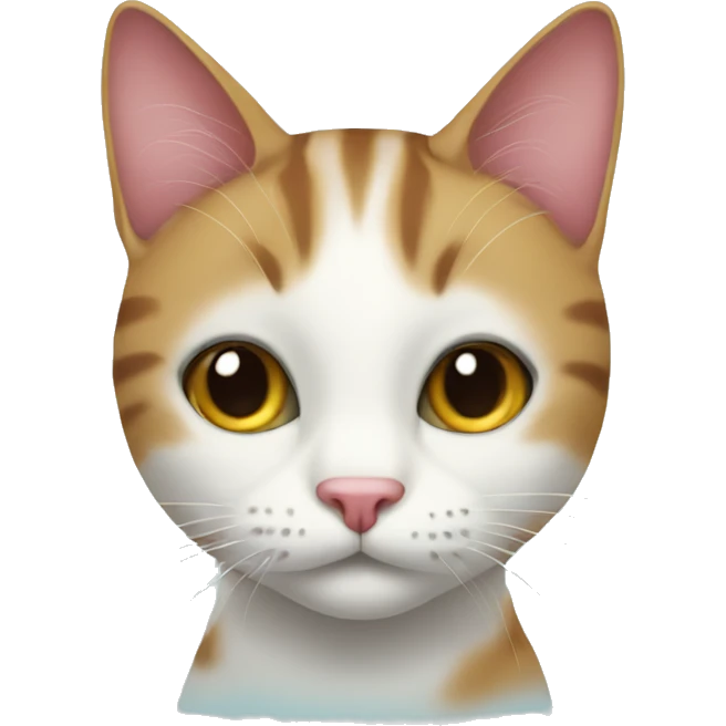 Cat and hearts  emoji