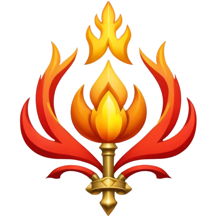 fire royal emblem emoji