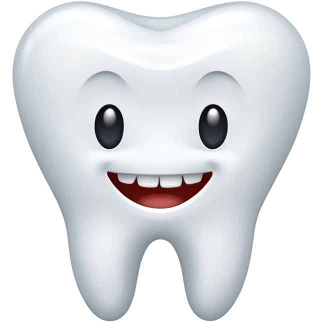Tooth emoji