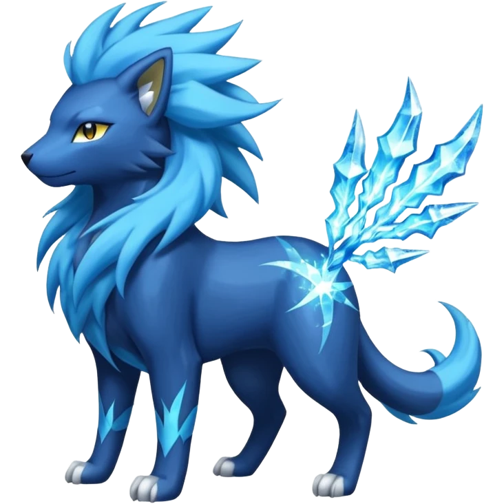 Luxray-Suicune-Amaura-Manectric-fusion emoji