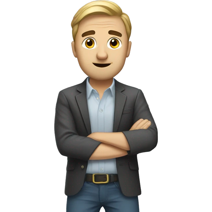suspect internet guru tries to sell a trading course emoji