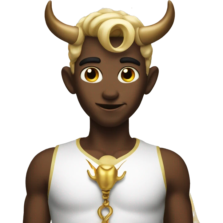 angel with horn devil emoji