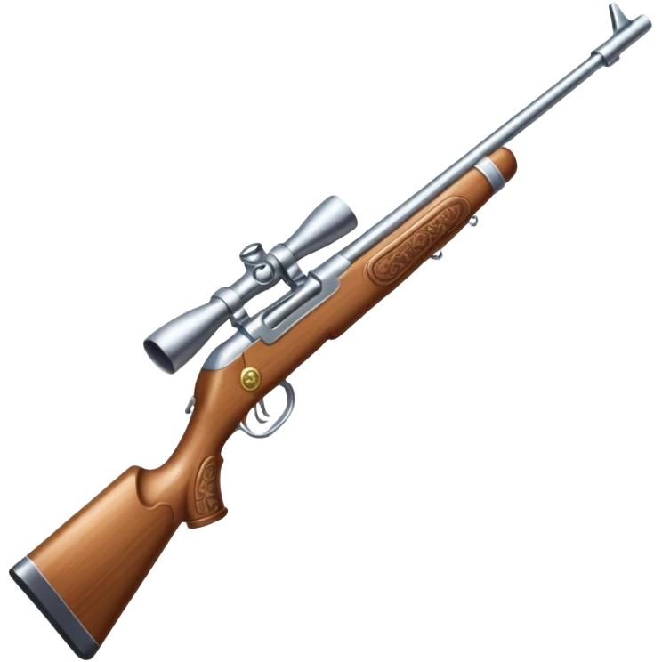 White colorguard rifle  emoji