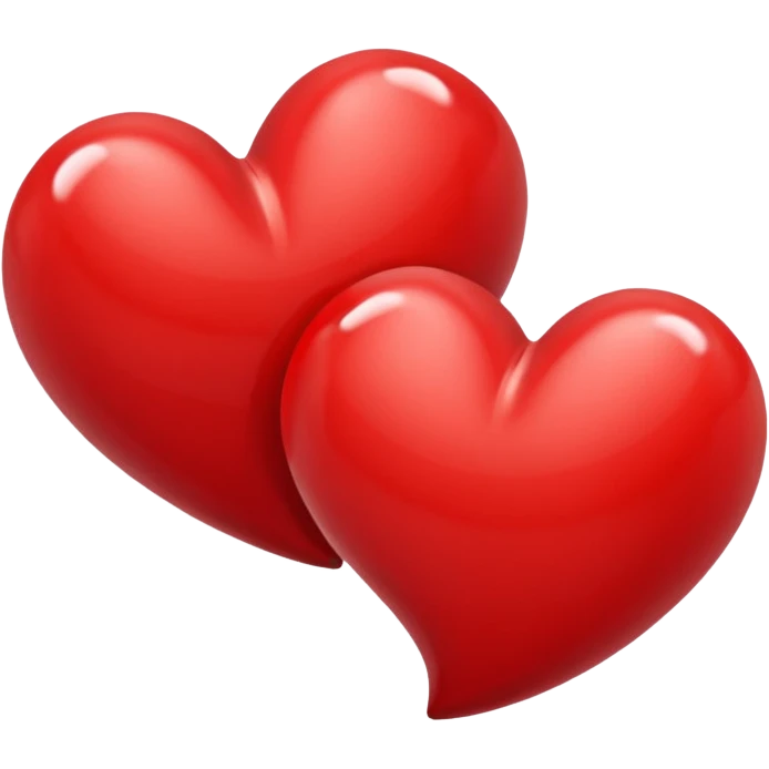 Show me two hearts love for each other emoji