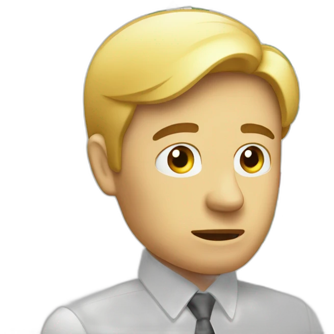 Stock market down emoji