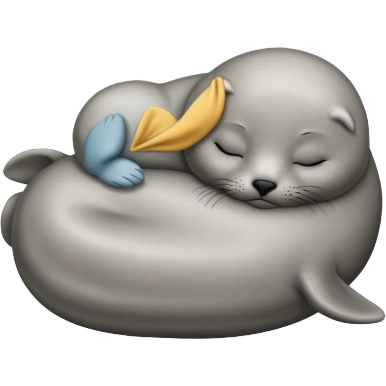 baby Seal sleeping emoji