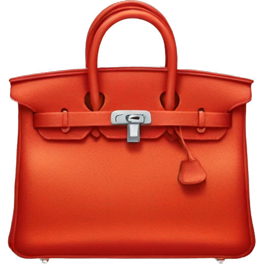 red hermes birkin bag emoji emoji