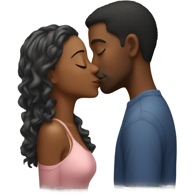Kissing couple  emoji