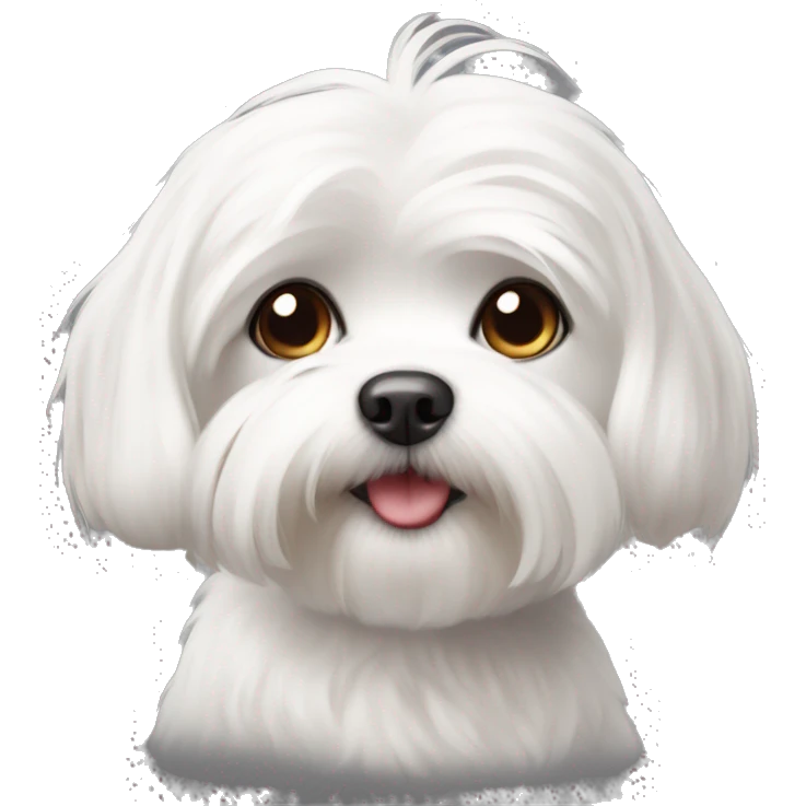 Cute maltese  emoji