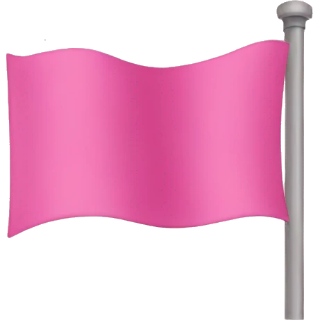 Pink flag emoji