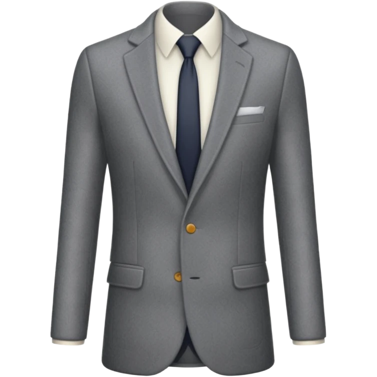 grey blazer suit coat emoji