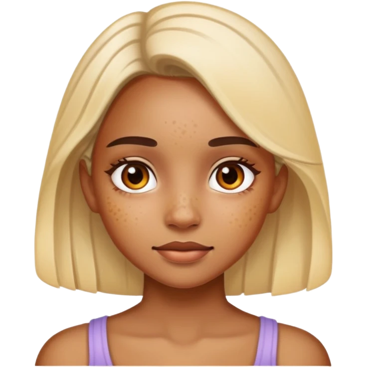 Hyperpigmentation girl emoji