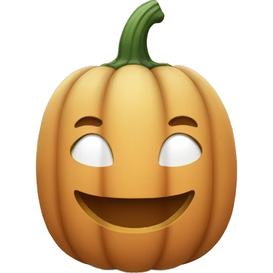 Beige pumpkin  emoji