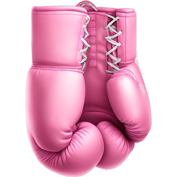 light pink boxing gloves  emoji