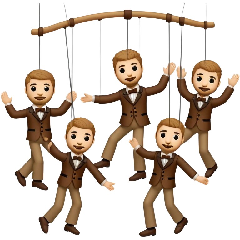 Romantic dancing puppet strings for 'Bye Bye Bye' by NSYNC emoji