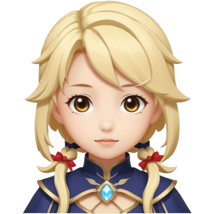 Cute Lumine from Genshin Impact in Photorealistic Hoyoverse Anime Style  emoji