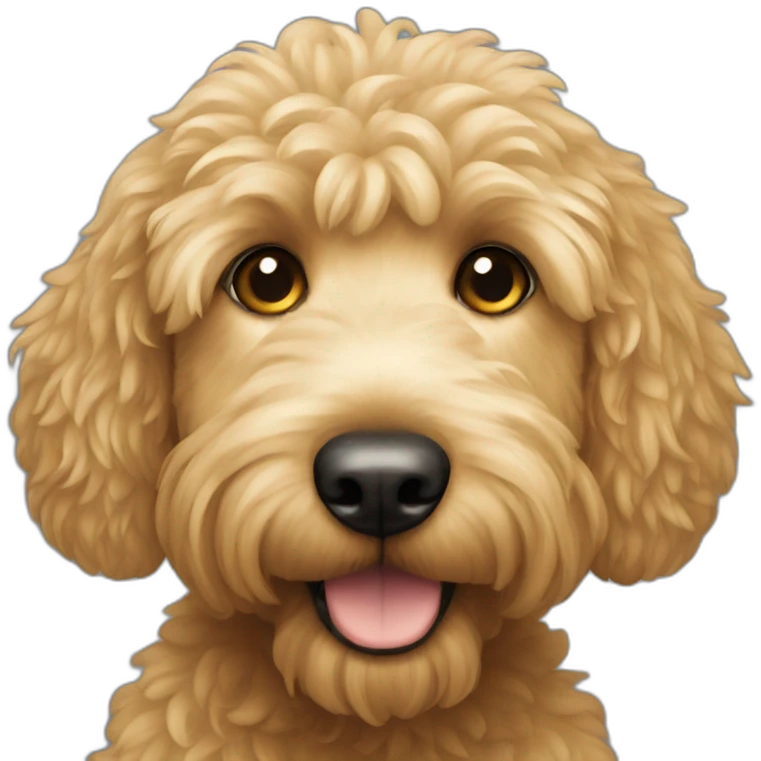 Golden doodle emoji