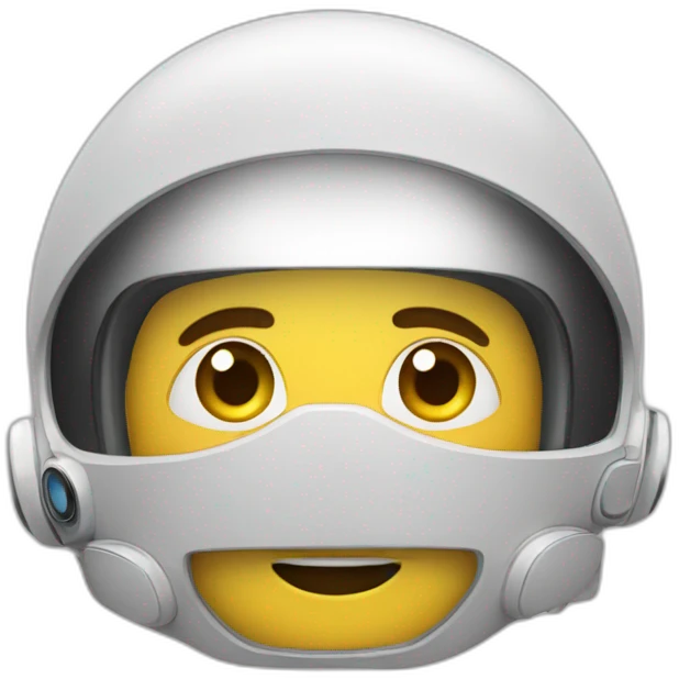 Vaisseau spatial avec astronaute emoji
